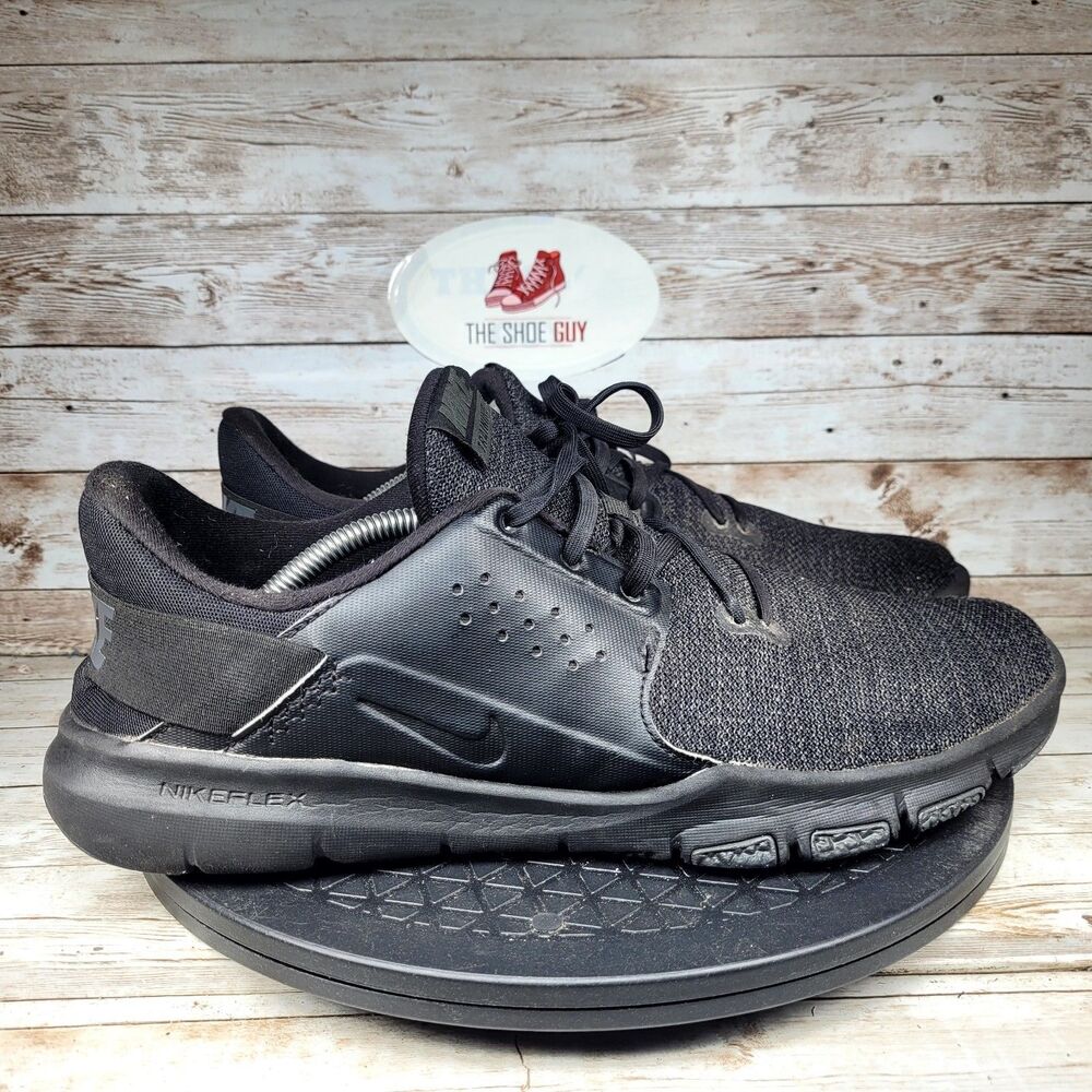Nike Flex Control TR3 Men's Size 13 Triple Black Athletic Low Top Shoes